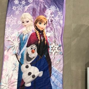 Frozen Kids Sleeping Bag with pillow
